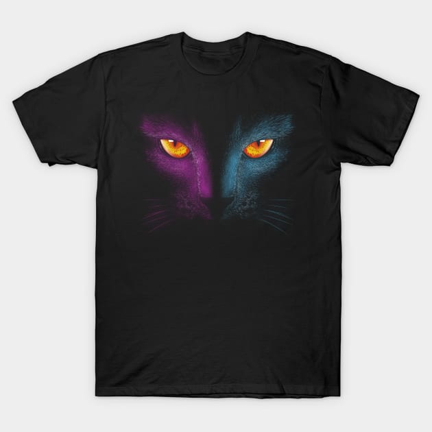 Retro Cat T-Shirt by ddjvigo